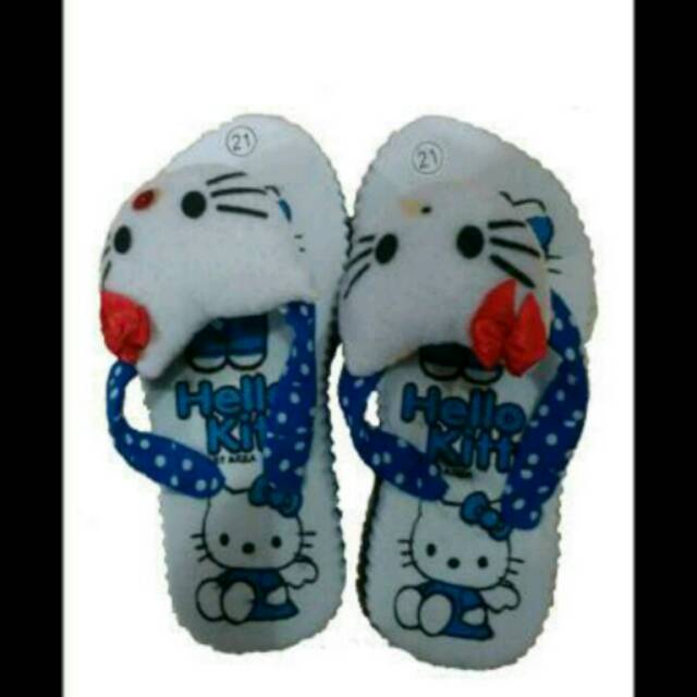 Sandal jepit hello Kitty harga murah/ sandal anak perempuan unik