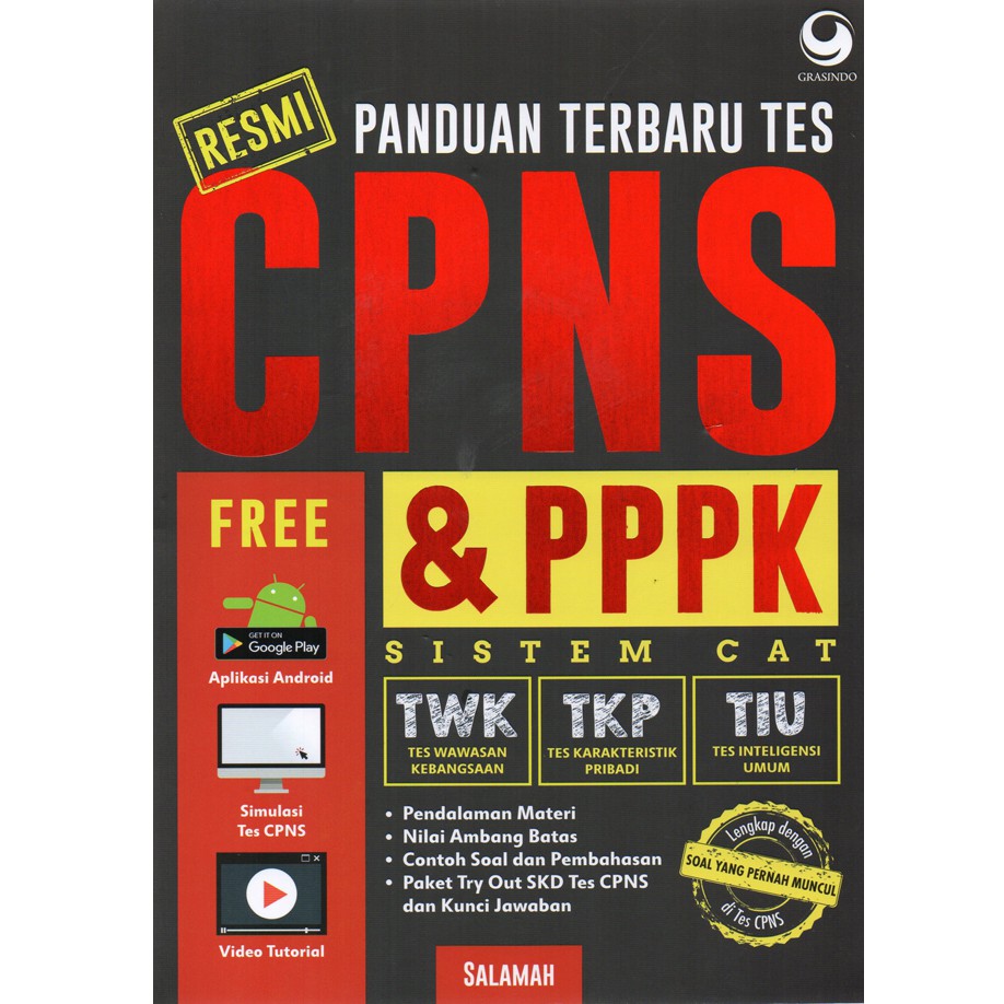 Gramedia Pekanbaru - Panduan Terbaru Tes Cpns & Pppk Sistem Cat Salamah