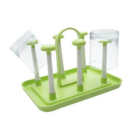 HTL STAND GELAS 6PCS BAHAN PLASTIK