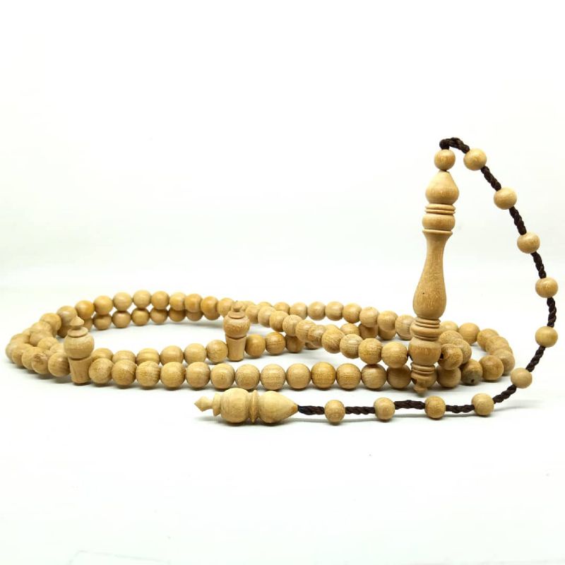 Tasbih Kayu Cendana Alami Size 8mm Kualitas Tasbih Super