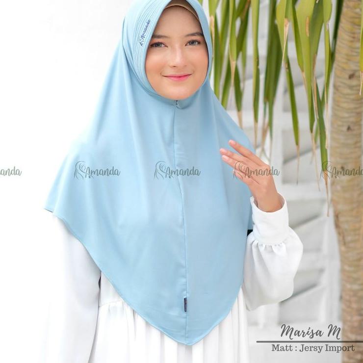 Hijab bordir Amanda (Marisa M) [MOZ.01Jl22ᴮ]
