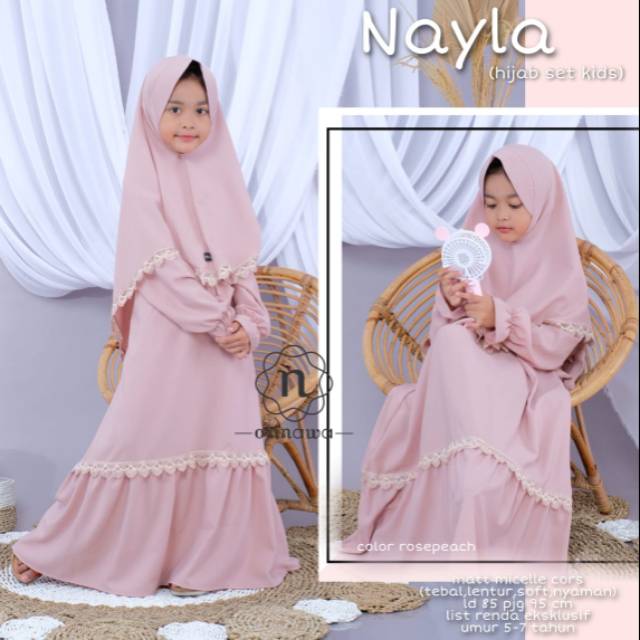 Nayla Hijab Setelan Kids by OriNawa