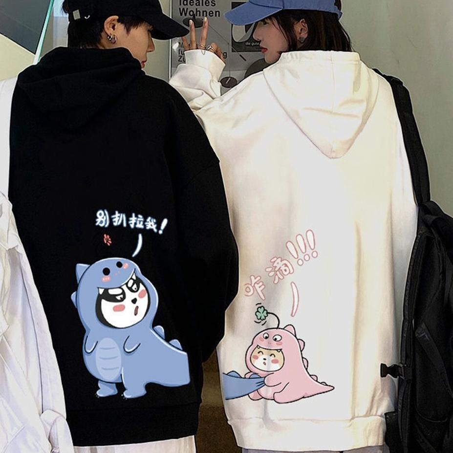 Langsung Atc Hoodie Hodi Couple Pria Wanita Dino Original Ukuran Oversize Hody Hodi Pria Wanita Cewe