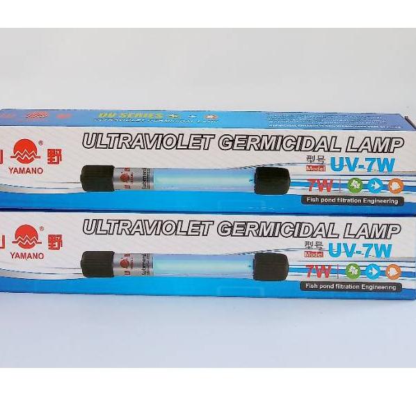Yamano Ultraviolet Germicidal lamp UV-7W Lampu Aquarium 7 Watt ➽ ➽
