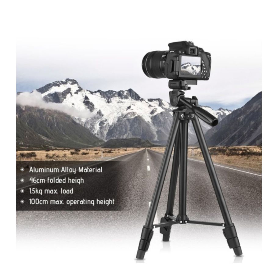 Tripod Camera dan Handhpone HP Android iphone 3120 3110 Universal Video Vlogger Youtuber Tongsis