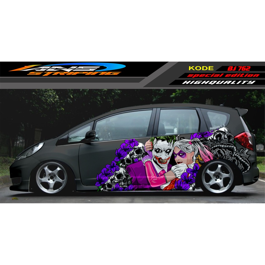 DECAL STIKER MOBIL HONDA BRIO AGYA JAZZ AVANZA YARIS / DECAL STICKER MOBIL JAZZ / STIKER MOBIL