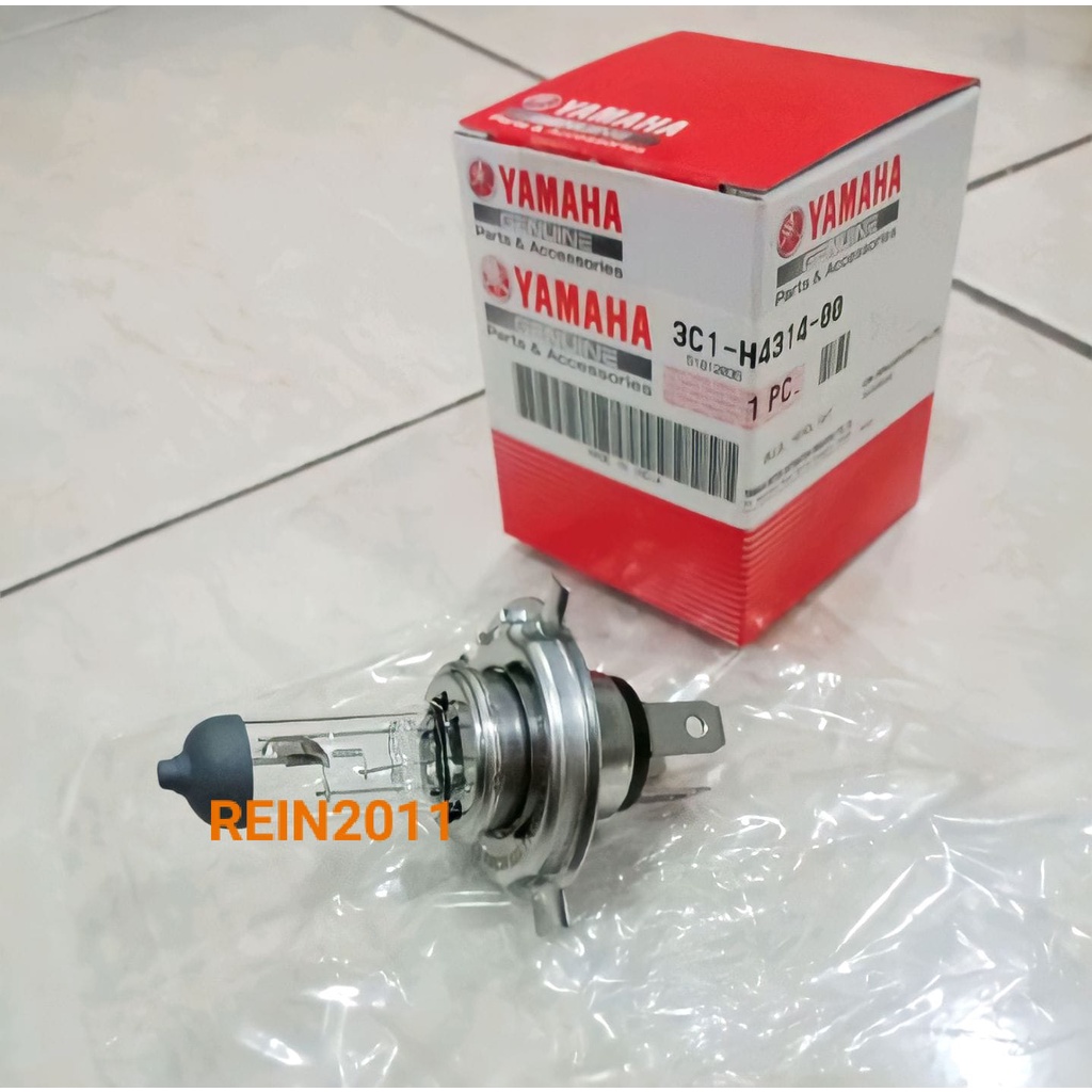 BOHLAM BOLA LAMPU DEPAN 12V 35 - 35W VIXION OLD LAMA ASLI ORI YAMAHA 3C1 H4314 00