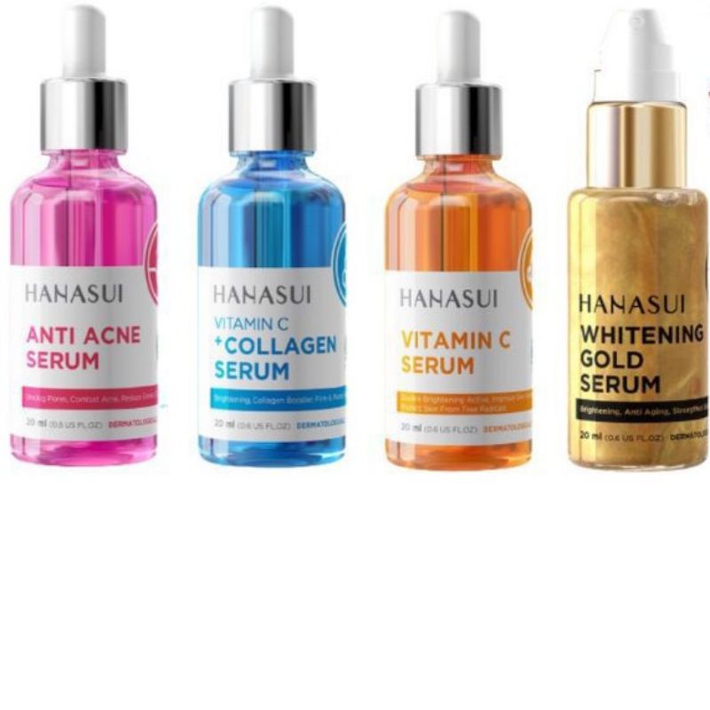 SERUM HANASUI JAYA MANDIRI ALL VARIAN / ANTI ANCE /VITAMIN C / VITAMIN C + COLLAGEN / WHITENING GOLD