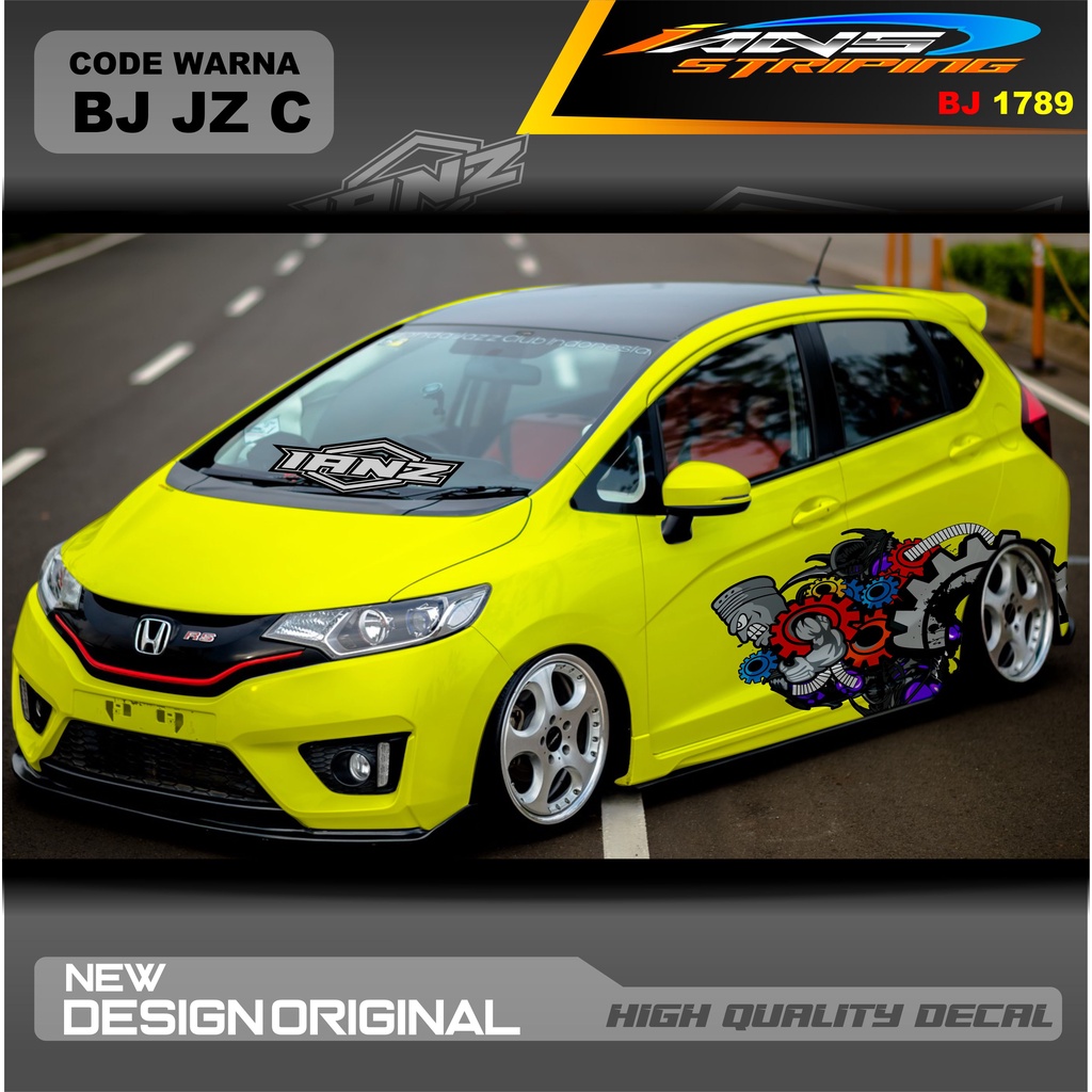 STIKER VARIASI MOBIL HONDA JAZZ MOBIL AGYA AYLA AVANZA DLL / STIKER VARIASI MOBIL / DECAL STIKER MOBIL