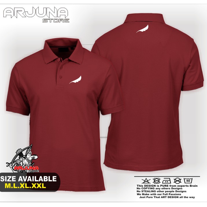 Poloshirt / Kaos Polo Musik Noah Band Wings Logo Terbaru