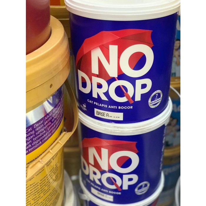 No Drop Cat Pelapis Anti Bocor (4 KG) - Hitam