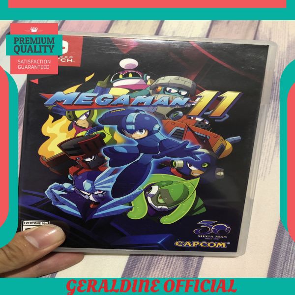 GROSIR Kaset Nintendo Switch Megaman 11 Second Mulus English