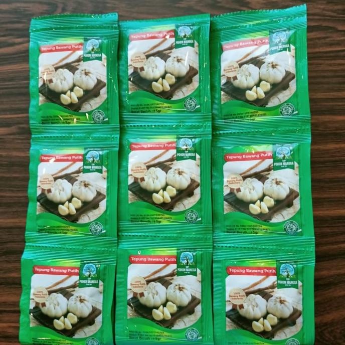 

bawang putih bubuk pala bubuk kayu manis bubuk sachet