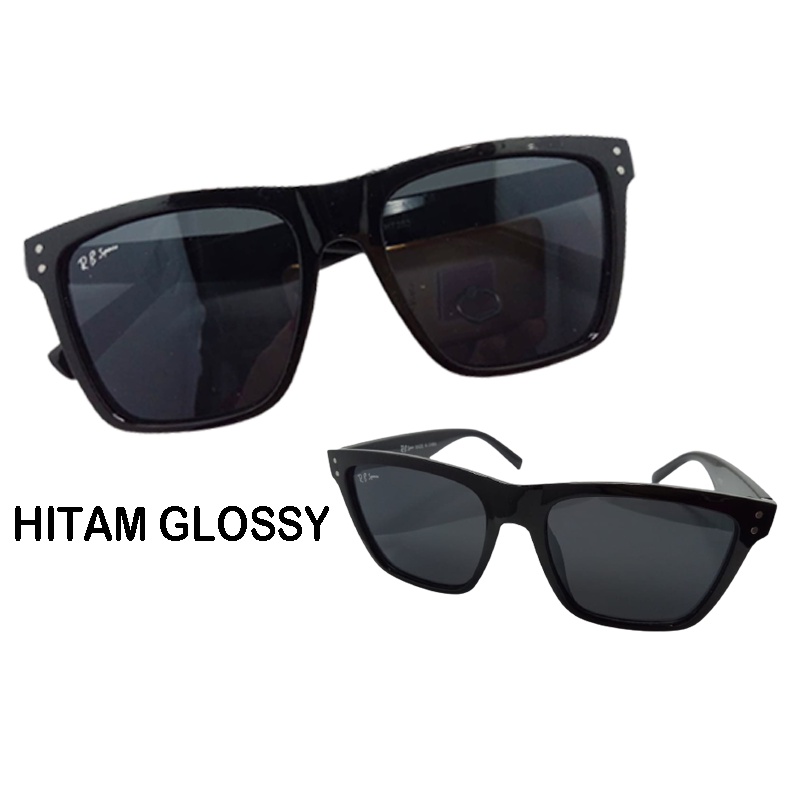 Kaca Mata Matahari Sunglasses Fashion Pria Wanita Kacamata Hitam Anti UV Frame Kotak Transparan Lensa Warna Warni  Murah COD