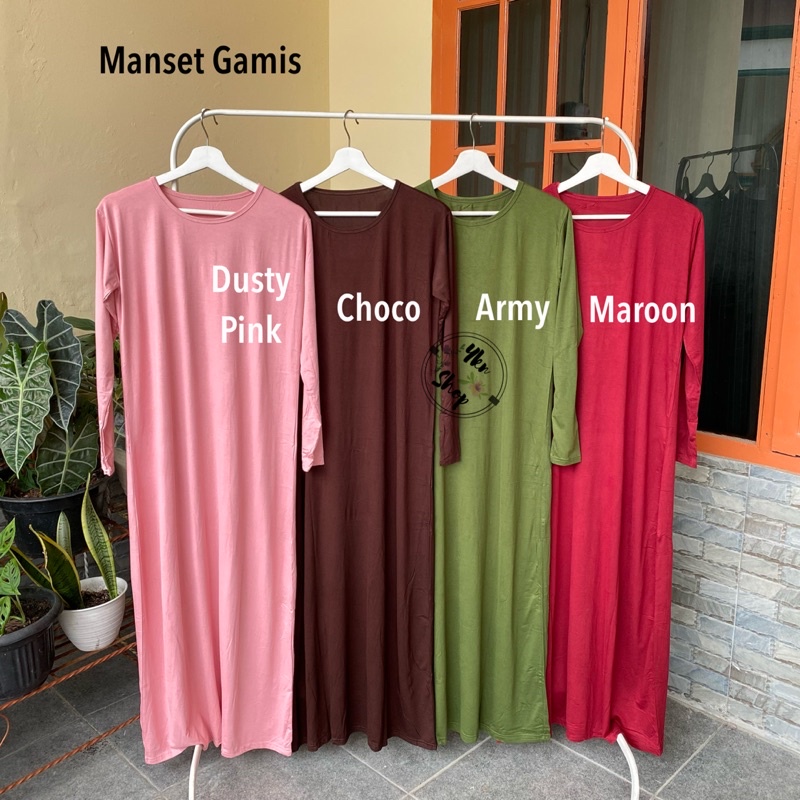 Manset Gamis Bahan Rayon Super/Inner Dress Bahan Rayon