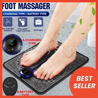 Nearby Store(Free USB/Battery)EMS Foot Massage Mat Japan/ Pijat Kaki EMS Pad Mat