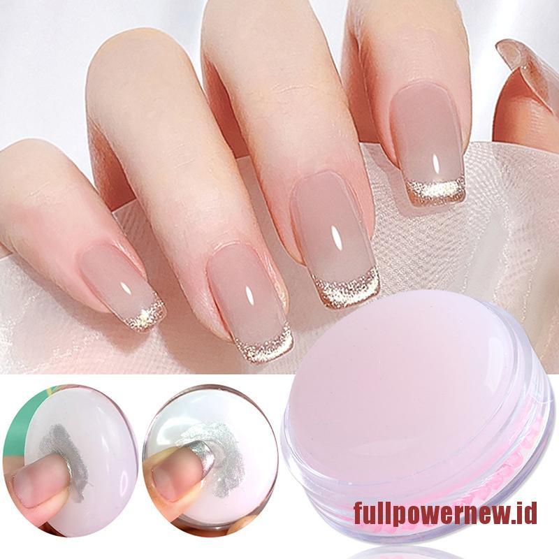 【COD】2022 New French Nail Design Nail Stamper Silicone Head Manicure Gel Polish