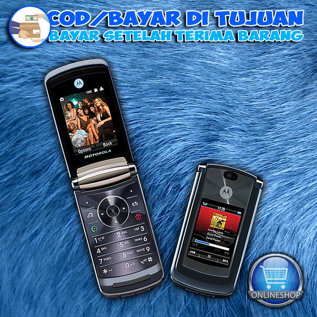 Motorola V8 Single Sim Lipat Jadul Bergaransi