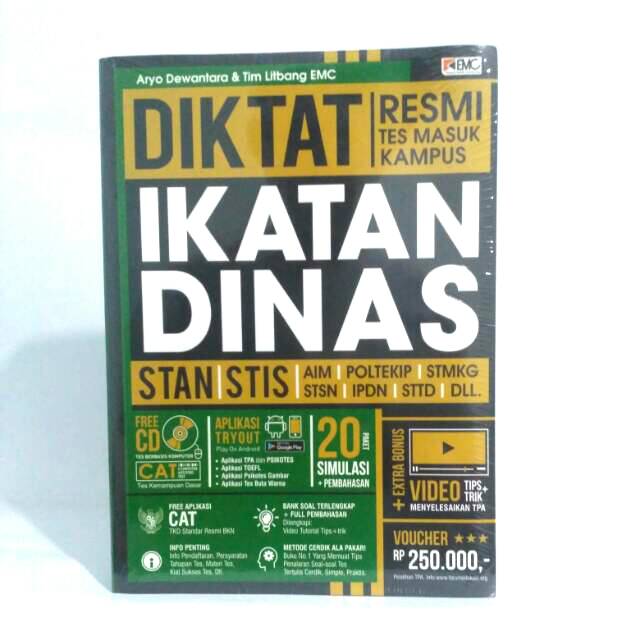 Diktat Resmi Tes Masuk Kampus Ikatan Dinas Stan Stis Ain Stsn Poltekip Ipdn Sttd Stmkg Dll Shopee Indonesia