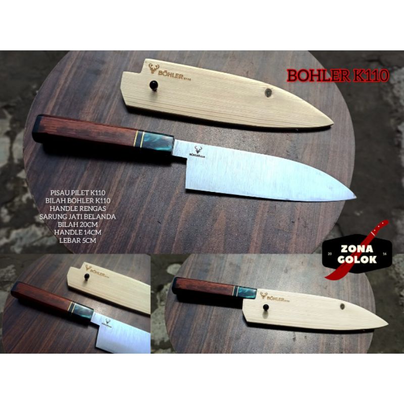 PISAU PILET DAGING BAJA BOHLER K110 PREMIUM KUALITAS SUPER TAJAM
