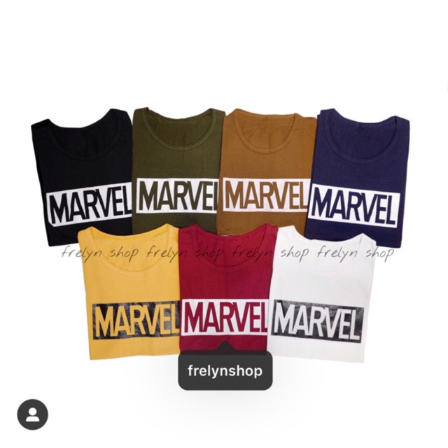 MARVEL HITAM PUTIH ARMY MOCCA  MAROON NAVY MUSTARD BAJU 