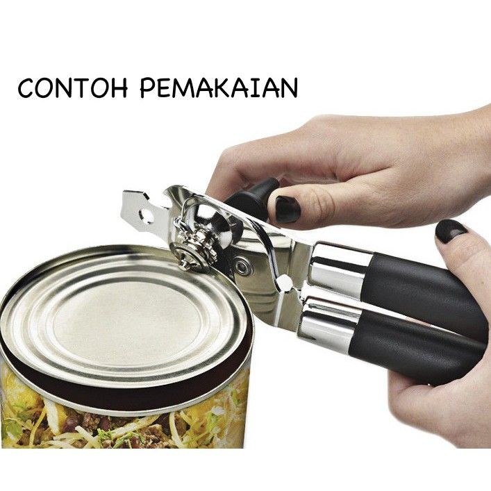 PEMBUKA KALENG STAINLESS STEELPembuka BotolCan Opener Import Anti Karat