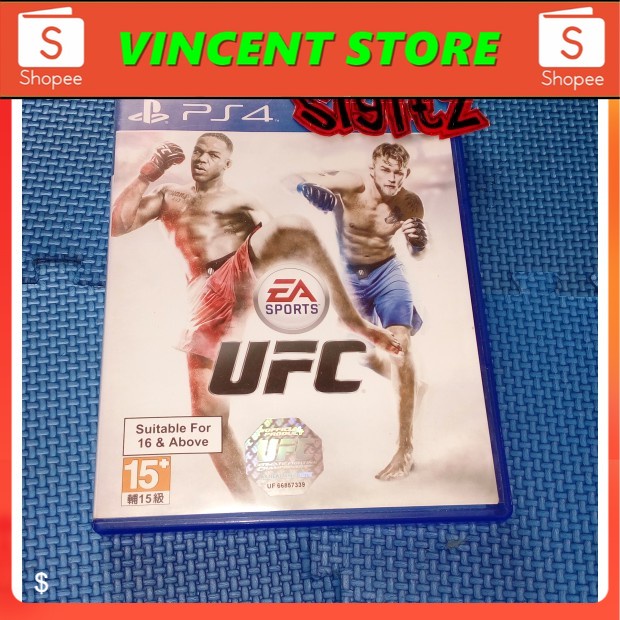 PRODUK ORIGINAL  bd ps4 kaset game UFC