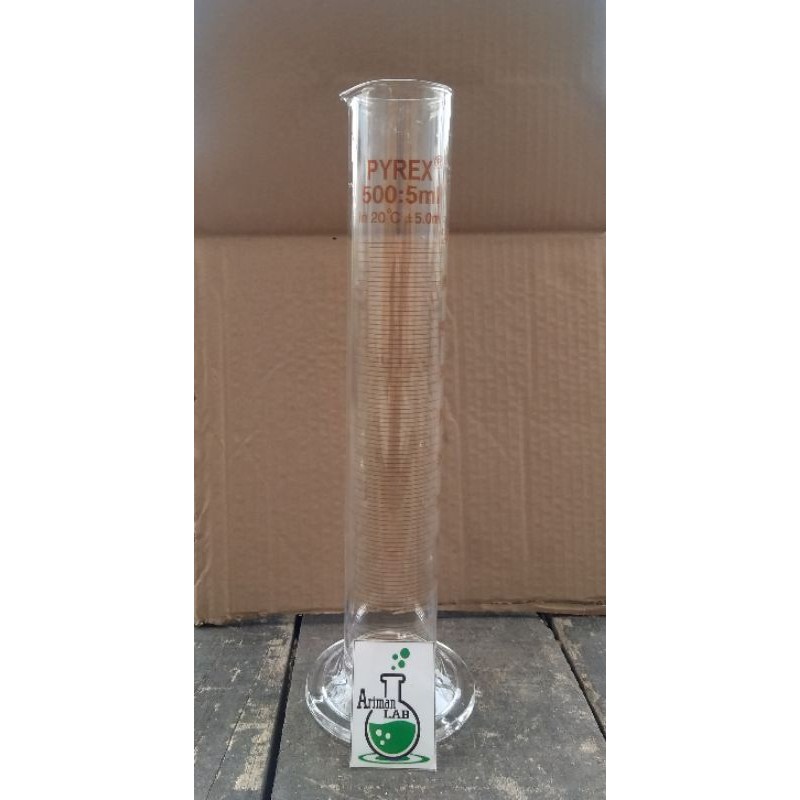 Gelas Ukur 500 ml PYREX kaca