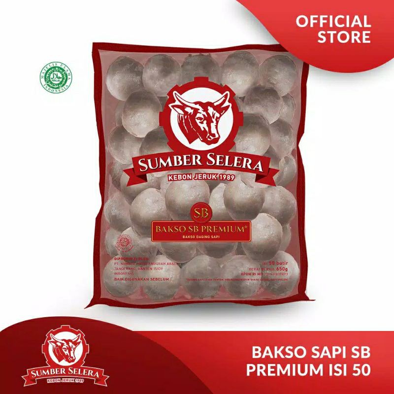 Bakso Sapi SB Premium Sumber Selera isi 50 pcs Baso Kebon Jeruk