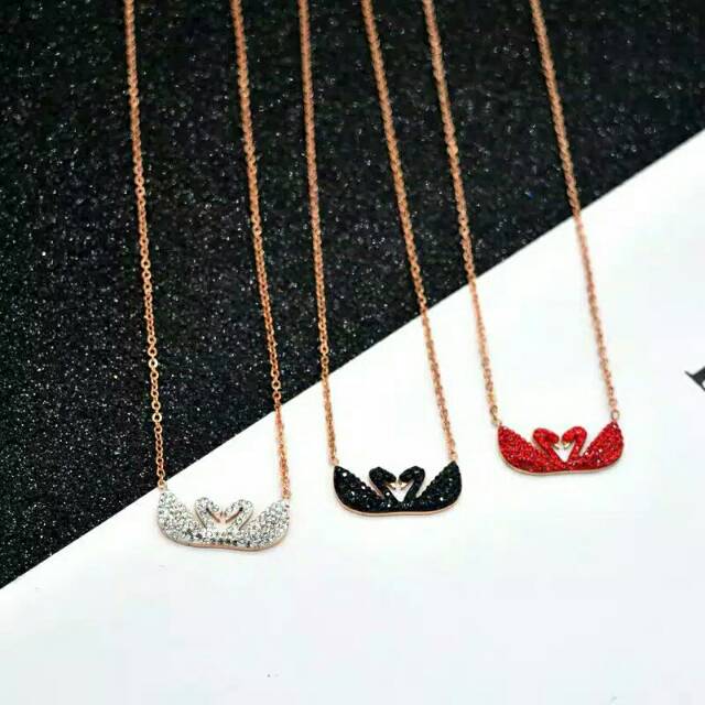 GG Kalung Titanium Premium  aksen Angsa Kembar #KL-115