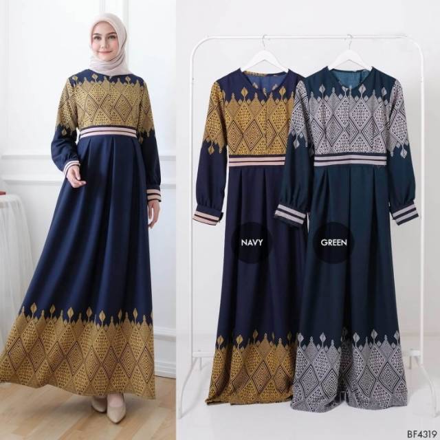 GAMIS RASTA DIAMOND TRIBE FIT TO M Gamis Cantik Wanita Muslim Kualitas Oke Sesuai Gambar DressMuslim