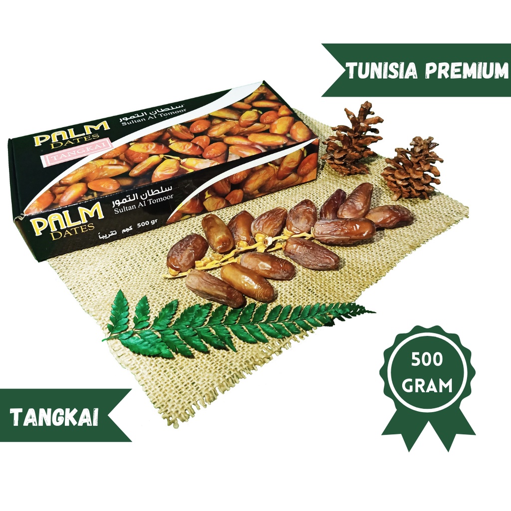 

Kurma Tunissia Palm Dates tangkai 500 gr