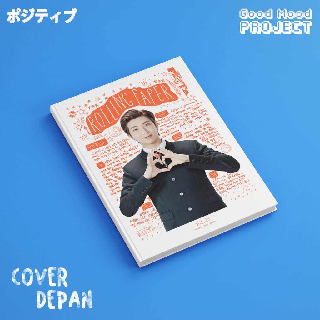 

Buku Tulis Catatan KPOP BTS Festa RM Hardcover A5 Notebook Agenda Planner Jurnal Notes