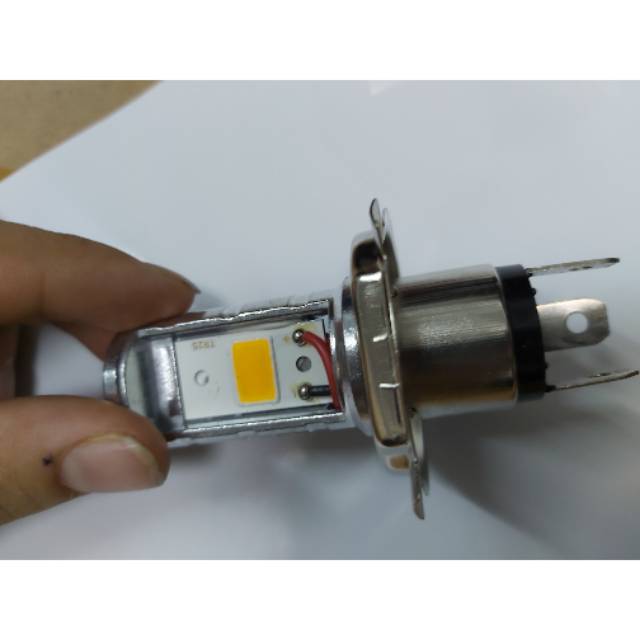 LAMPU LED MOTOR LUMINOS H4 KUNING