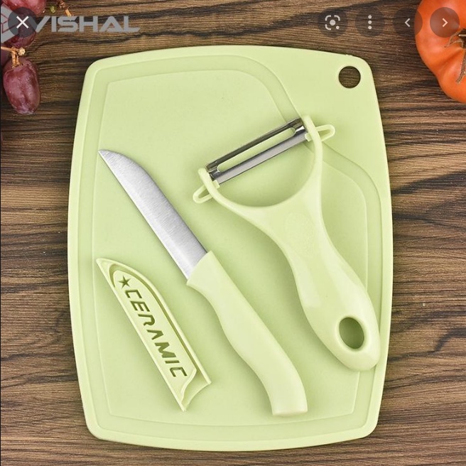 Talenan set PEELER PISAU PARUTAN LAT KUPAS BUAH 5in1