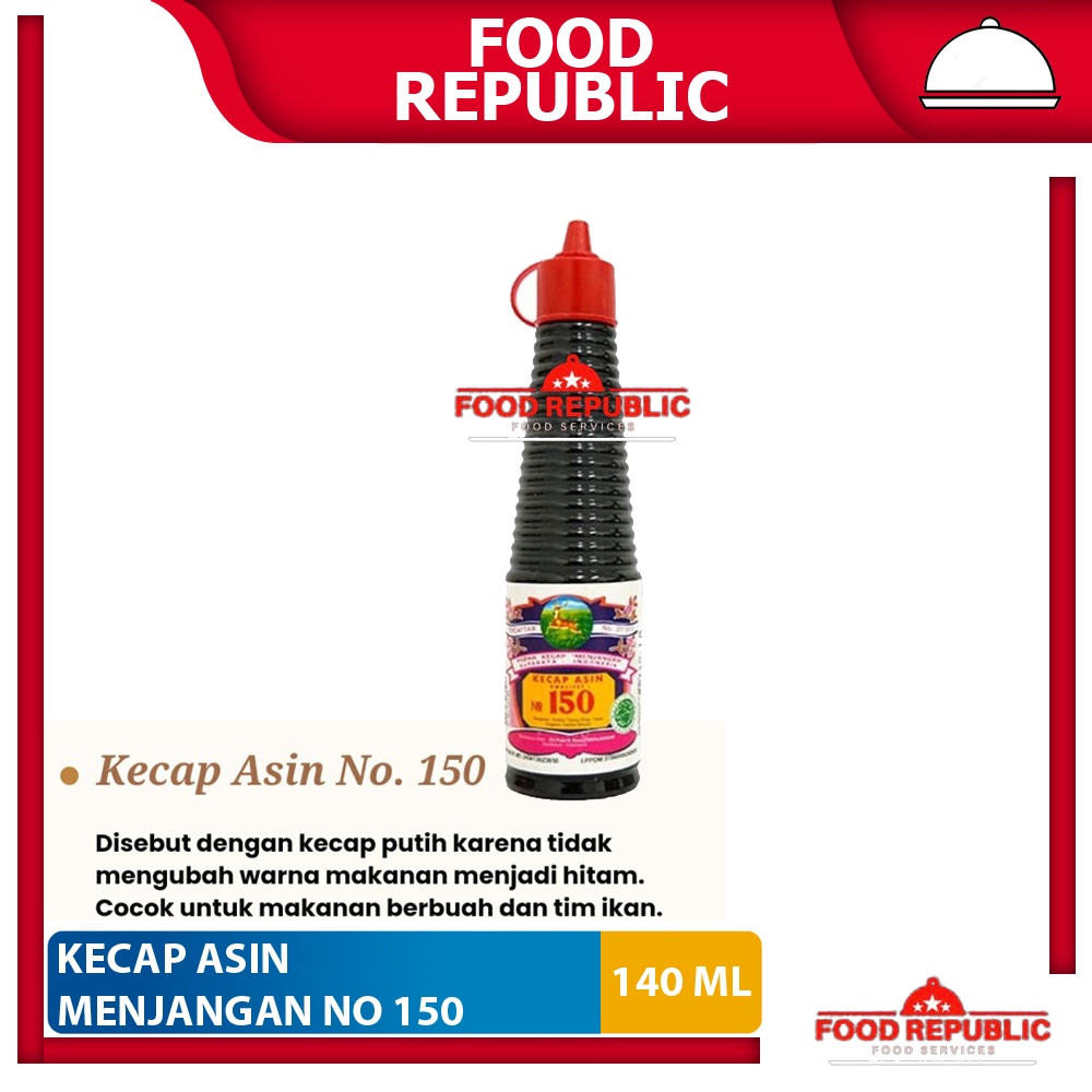 KECAP ASIN MENJANGAN NO 150 140 ML SOY SAUCE LEGENDARIS JAWA TIMUR