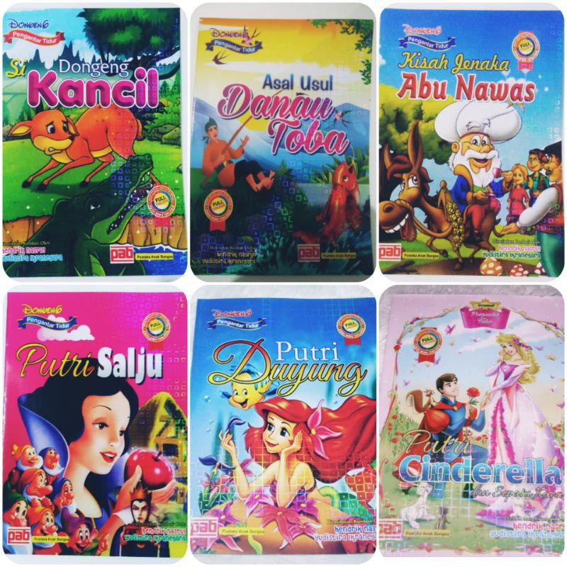 Jual Buku Cerita Anak Bergambar Dongeng Pengantar Tidur | Shopee Indonesia