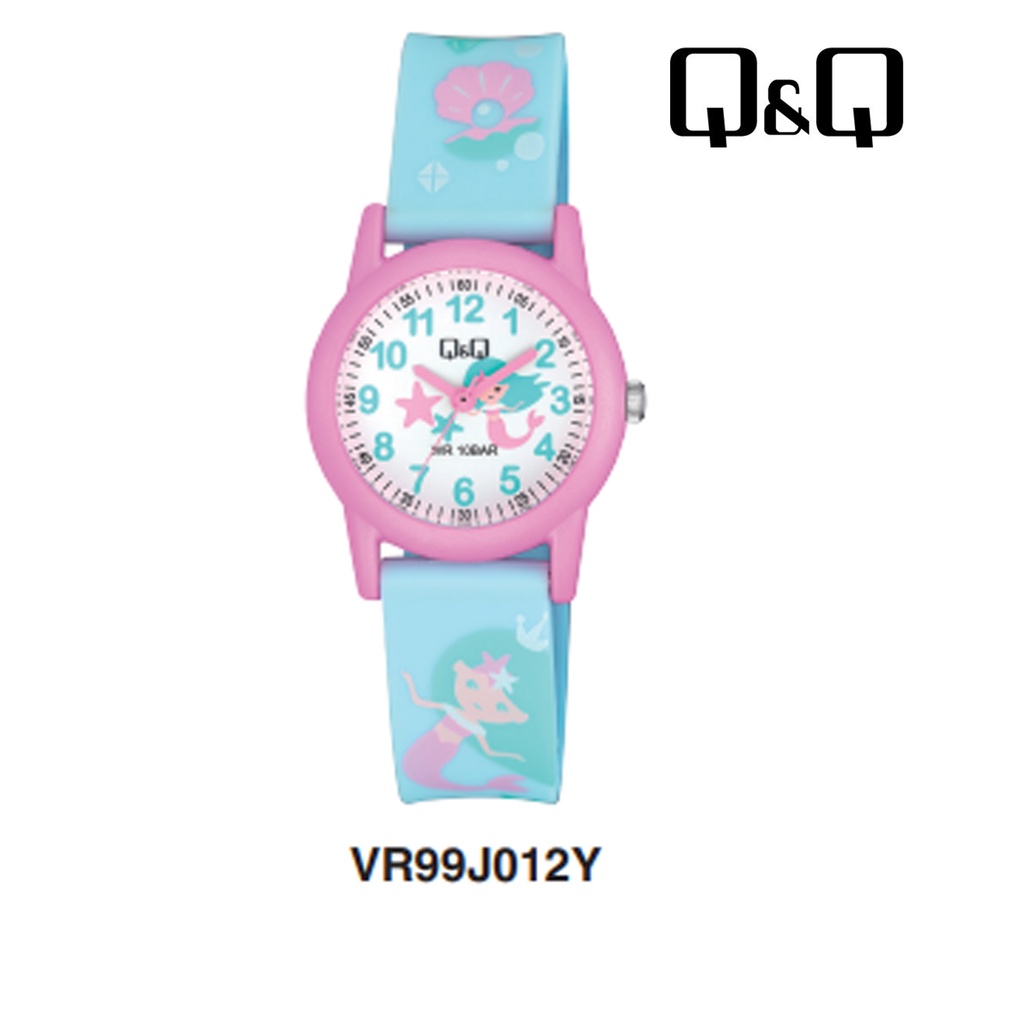 SALE 7.7 Jam Tangan Anak Colorful Motif Lucu Rubber Analog Original Q&amp;Q QNQ QQ VR99 VR99J series