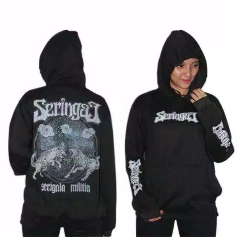 Sweater Pria dan Wanita Hardcore Seringai Srigala