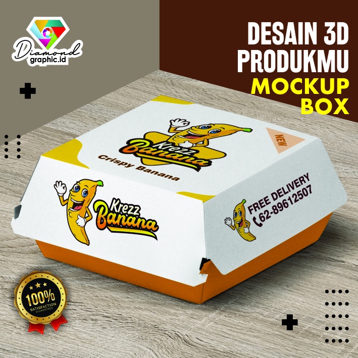 JASA DESAIN MOCKUP | DESAIN BOX MAKANAN