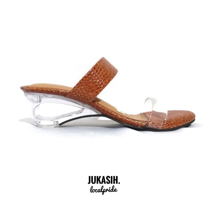 JUKASIH - SANY Sepatu hak peep toes wanita