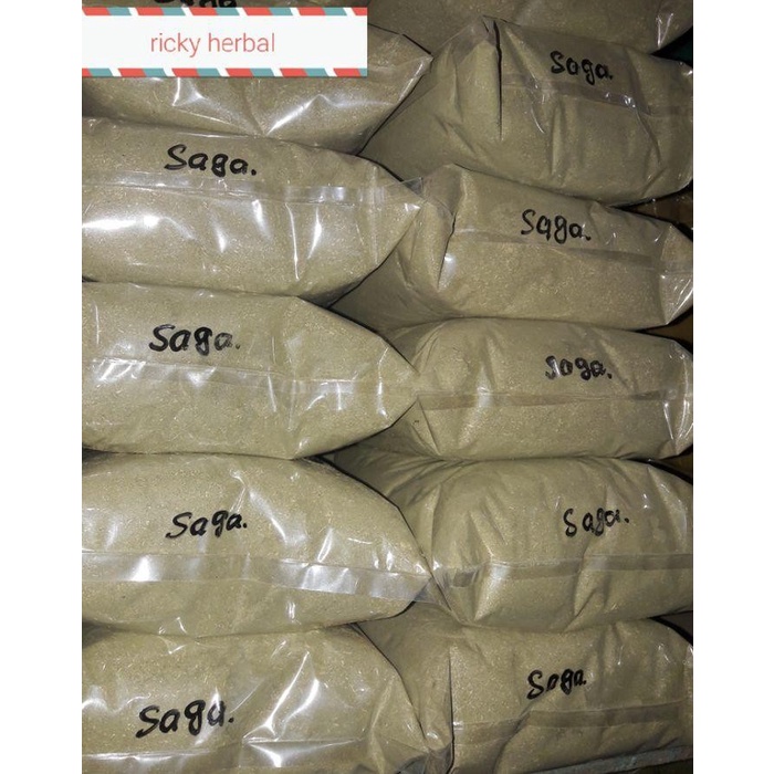 

Daun Saga Bubuk 500 gram (1/2 kg ) Asli Murni Kwalitas Terjamin Herbal Alami