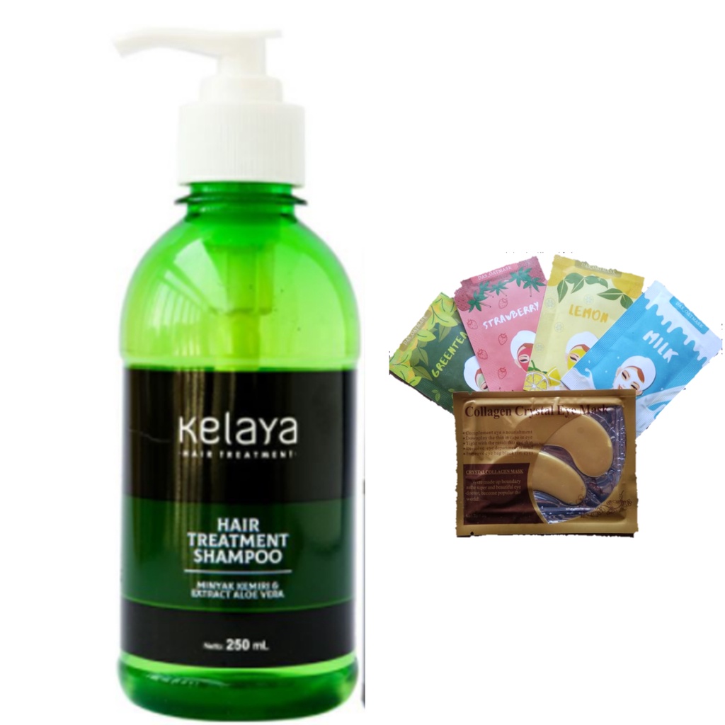 KELAYA HAIR TREATMENT bisa COD dijamin ORI Shampoo Shampo Botak Rontok Penumbuh Rambut kelayang kalaya-1 Shampo + 1 masker