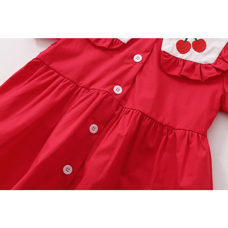 [PRINCESS KESLI] 1-9tahun Dress Anak Perempuan Katun Lengan Pendek/Baju anak perempuan/dress pesta/rok anak cewek/Gaun bayi import kado ulang tahun