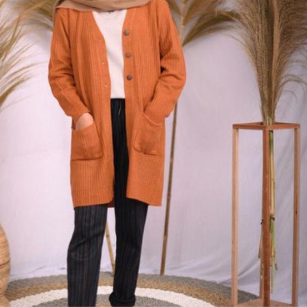 ✰ Cardigan BELLE Kancing |cardigan oversize | Cardigan rajut murah | Belle kancing murah ♬