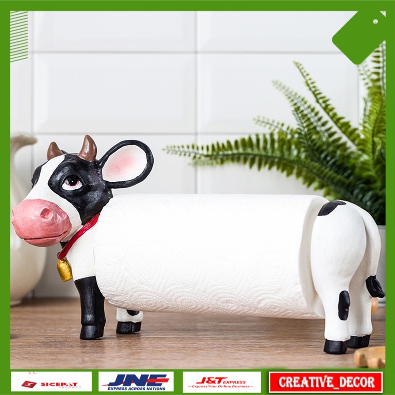 Tempat Tisu Estetik Lucu Bathroom Tissue Holder Resin Toilet Paper Holder Living Room Dining Table R