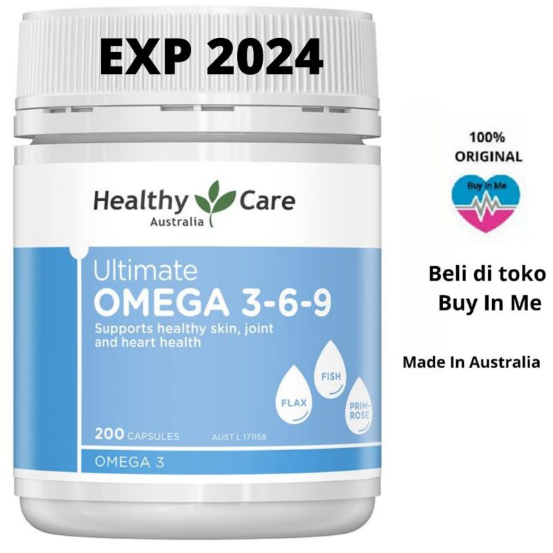Healthy Care Ultimate Omega 369 ISI 200caps - HEALTHY CARE OMEGA 369