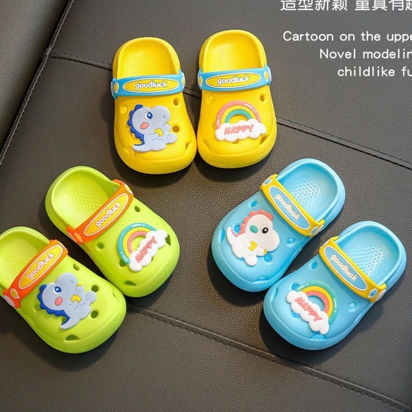 2-5thn | SANDAL SLIPPER SLOP CROCS KARET BAYI ANAK SHOES UNISEX CASUAL CATALOG QN QBB