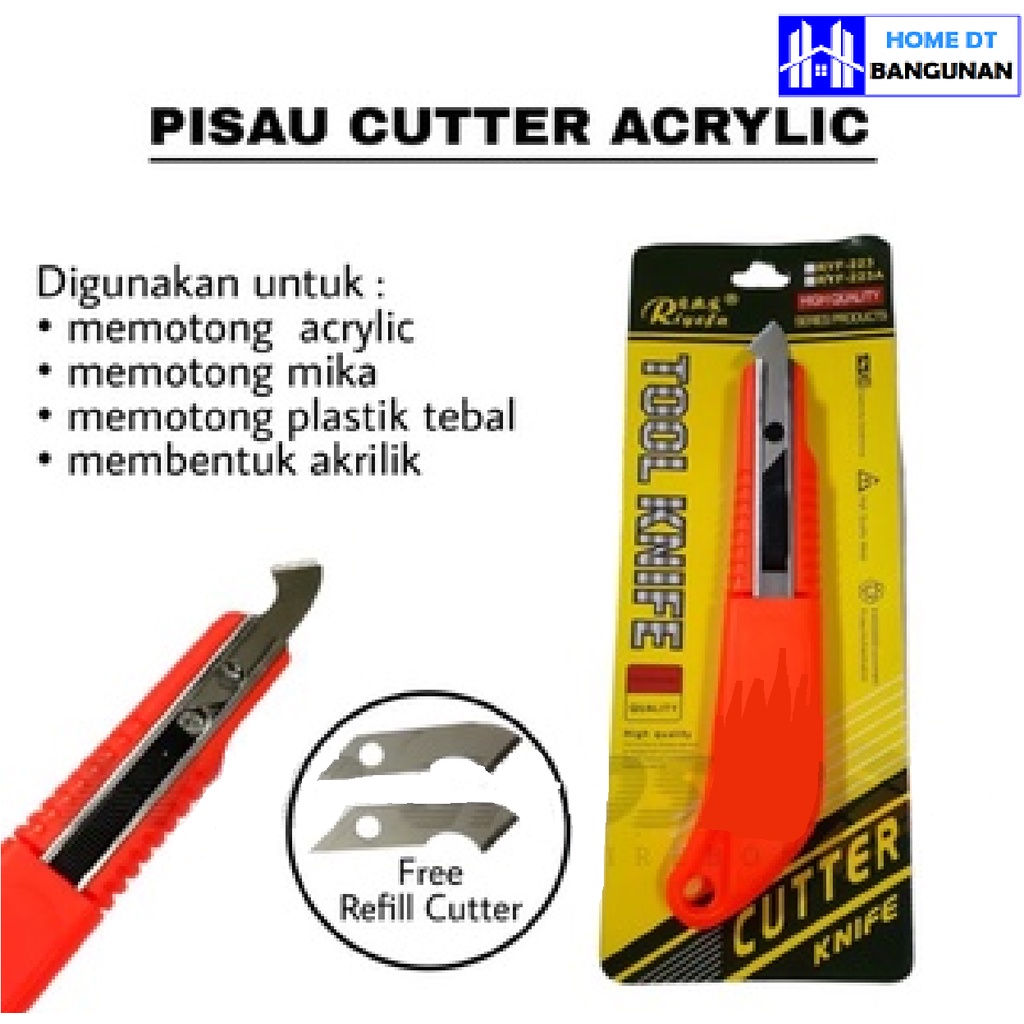 

cutter pisau potong akrilik acrylic cutter acrylic pisau akril