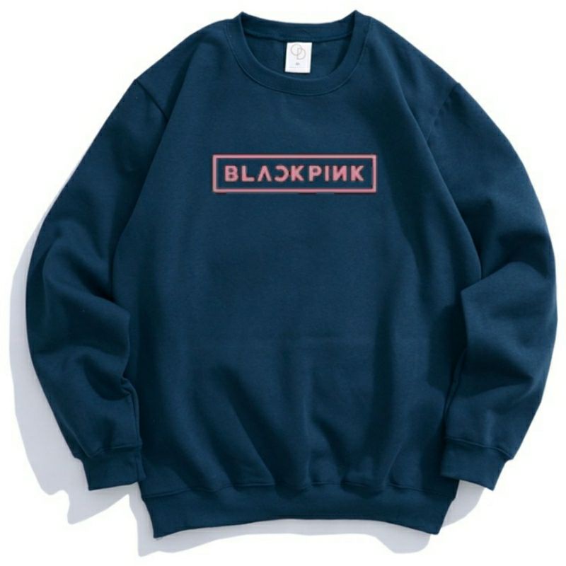 Sweater Basic Lisa Blackpink Logo Kotak Tengah